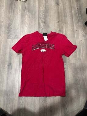 University of Arkansas Razorbacks Kids Red Spell-Out T-Shirt